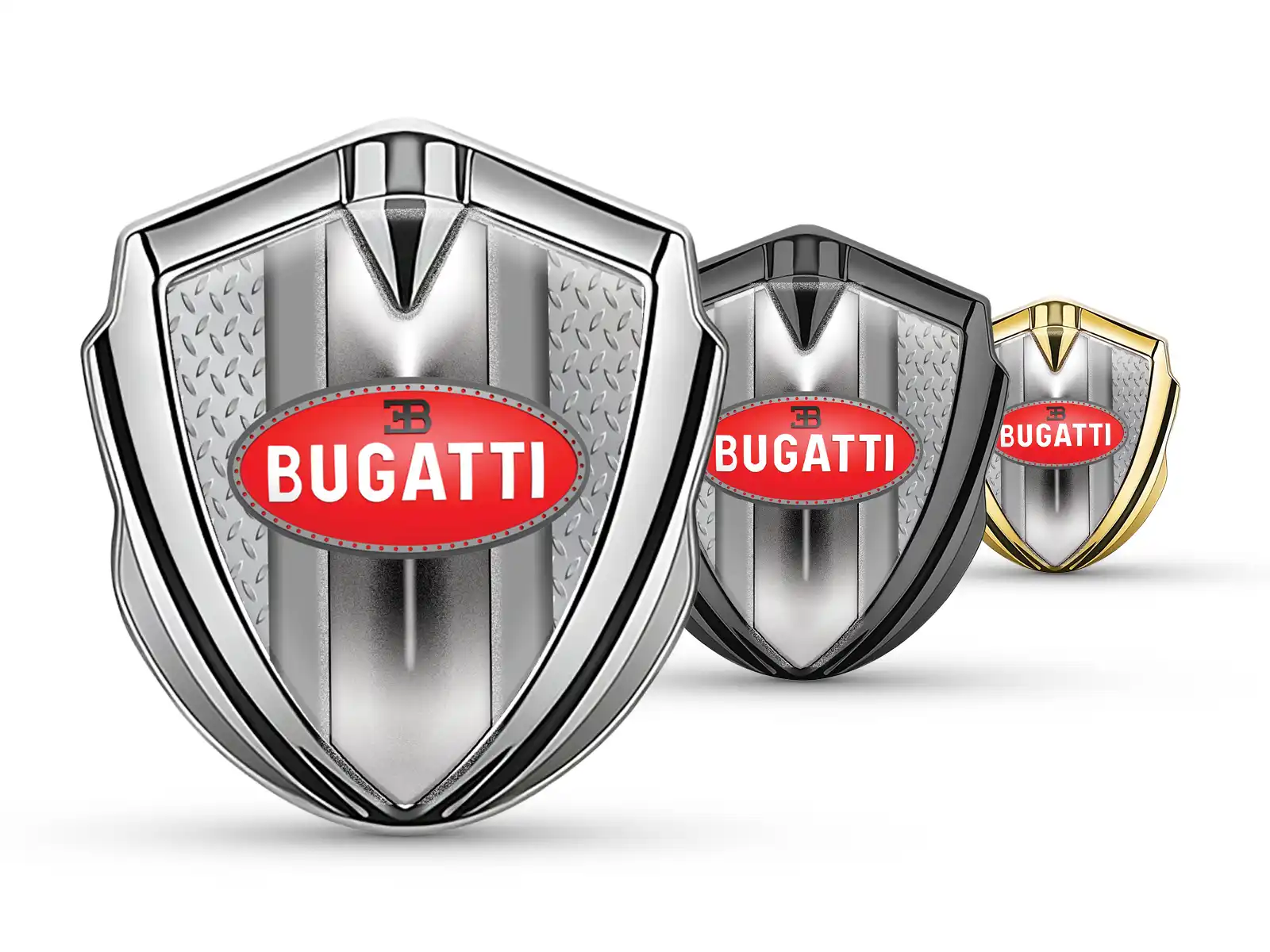 Bugatti High End Auto Logo Abzeichen Moderner Look Universell